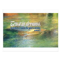 Inspirierend Zitat -- Kahlil Gibran Postkarten