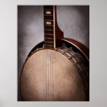 Instrument - Schnur - ein typisches Banjo Plakat