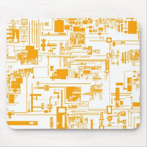 Integrieren Sie Weiß 1,0 Mousepad