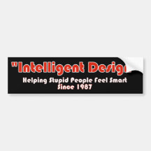 "Intellegent Entwurf " Auto Sticker