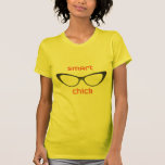 Intelligente Küken-Aussenseiter-Brillen Tshirt