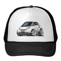 Intelligentes weißes Auto Mützen