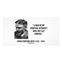 Intensität Georges B. Shaw Spiritual Leichen nicht Bilderkarten