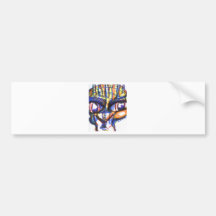 Intensiver Geist katzenartig Autosticker