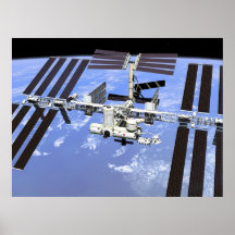 Internationale Weltraumstation Poster