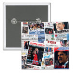 Internationaler Schlagzeilen-Knopf Obama Buttons