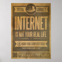 Internet ist nicht Ihr aus dem wirklichem Leben Pr