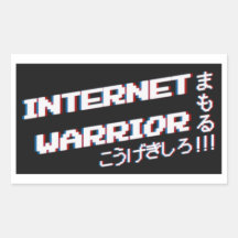 Internet-Krieger Stickers