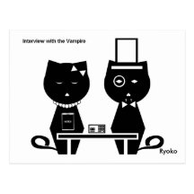 Interview mit der Vampirs-Postkarte