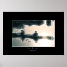 INUIT-SOMMER Kayaking Kunst-Eskimoplakat