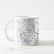Invasionstag zeichnet Becher auf Teetasse