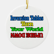 Inversion Tables Christmas Tree Ornaments