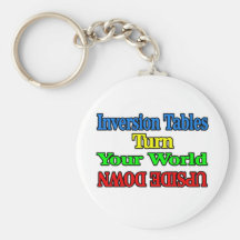 Inversion Tables Keychain