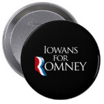 Iowans für Romney - .png Anstecknadelbutton