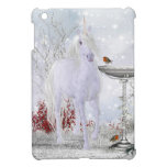 iPad Minifall mit Einhorn-Schnee und Robin