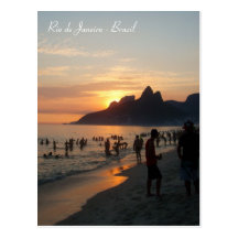 Ipanema Strand, Rio de Janeiro, Brasilien Postkarten
