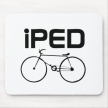 IPED ENTWURFS-EINFACHES SCHWARZES MOUSEPAD