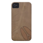 iPhone4 Masculine Deer FootPrint Leather Look iPhone 4 Case-Mate Cases