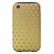 iPhone 3G/3GS Fall-GoldTupfen iPhone 3 Tough Etuis
