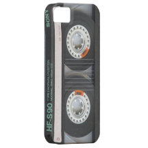 iPhone 5 schwarzer Retro Kassetten-Kasten-alte Sch iPhone 5 Hüllen