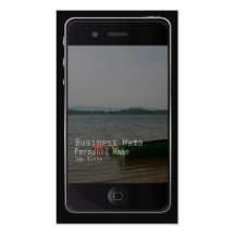 iPhone Art-Blick-Visitenkarte