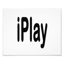 iplay schwarzer Text für die, die spielen Photo