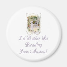 IRBR Jane Austen! Magneten, 2 Formen, 4 Größen