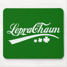 Iren-Kleeblatt Kobold-St. Patricks Tages Mousepads