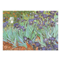 Iris durch Vincent van Gogh, Vintage feine Kunst Einladungen