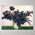 Iris im Vase durch Vincent van Gogh Poster