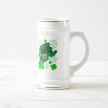 Irische Hut-und Kleeblatt-Hemd-Becher Tasse