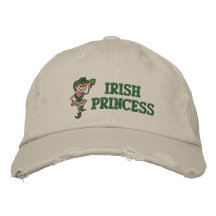Irische Prinzessin Embroidered Hat Bestickte Mützen