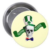 Irischen Australier-St Patrick Tag Buttons