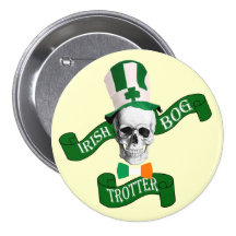 Irischen bogtrotter St Patrick Tag Anstecknadel