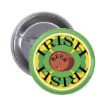 Irischer Bier-Knopf Anstecknadel