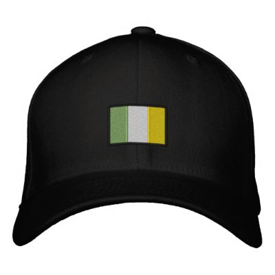 Irischer Flaggen-Hut Bestickte Baseballkappe