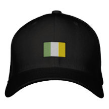Irischer Flaggen-Hut Bestickte Baseballkappe