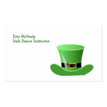 Irischer Kobold-Hut-glücklichen St Patrick Tag Visitenkarte
