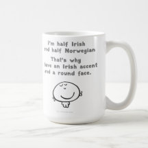 irischer Norweger Kaffee Tassen
