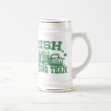 Irischer trinkender Team-Gang Kaffee Tasse