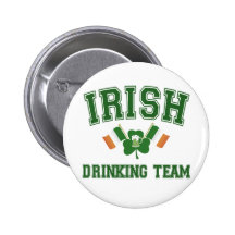 Irischer trinkender Teamknopf Button