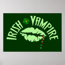 Irischer Vampir Plakate