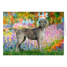 Irischer Wolfhound 3 - Garten Karten