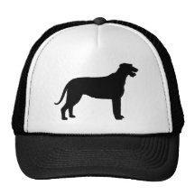 Irischer Wolfhound (im Schwarzen) Truckermütze