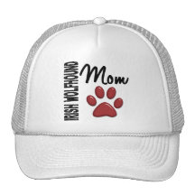 Irischer Wolfhound-Mamma 2 Baseball Caps