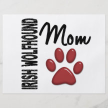 Irischer Wolfhound-Mamma 2 Flyers
