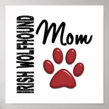 Irischer Wolfhound-Mamma 2 Poster