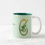 Irisches Goldmonogramm C Kaffeetassen