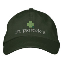 Irisches Kleeblatt St Patrick Besticktes Baseballcap