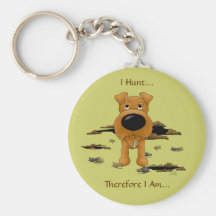 Irisches Terrier (irische Terrier), das ich jage…  Schlüsselanhänger